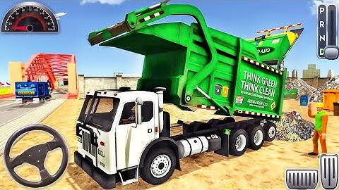 Garbage Truck Driver 2022 - Dumpster Collecting Garbage Street- Android Gameplay -Cruelbeast