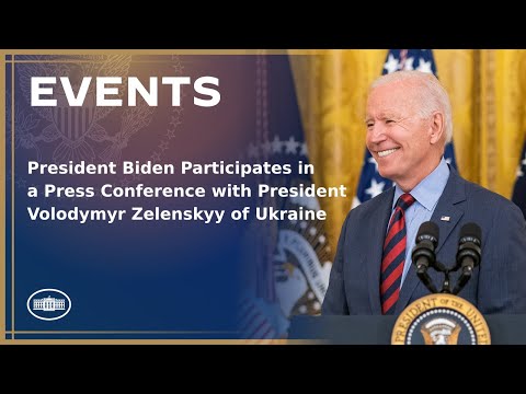 President Biden Participates in a Press Conference with President Volodymyr Zelenskyy of Ukraine