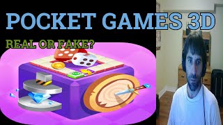 POCKET GAMES 3D. Where do you even cashout? Is this game complete? screenshot 2