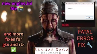 How to install FSR 3 in HELLBLADE 2 and Fix Crash Guide [Gtx-Amd]