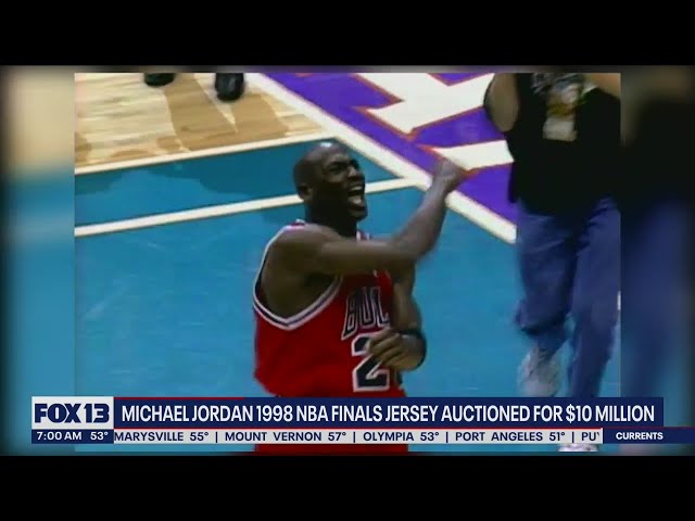 Michael Jordan's Last Dance jersey from 1998 NBA Finals sells for $10.1  million - CBS Chicago