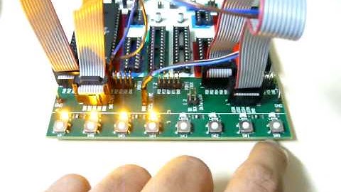 ENGG2800  Sample 2 : Using Switches on the STK500 as input