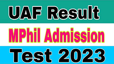 Uni Of Agriculture Faislabd MPhil 2nd Admission Test Result Announced 2023|UAF GAT Result Announced