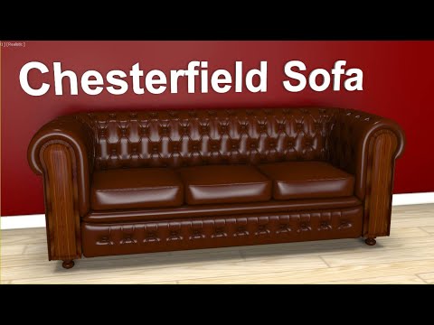3D Max Chesterfield Sofa | 3D Max Tutorial In Hindi | Allrounder Bhai