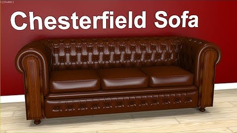 3D Max Chesterfield Sofa | 3D Max Tutorial in Hindi | Allrounder Bhai