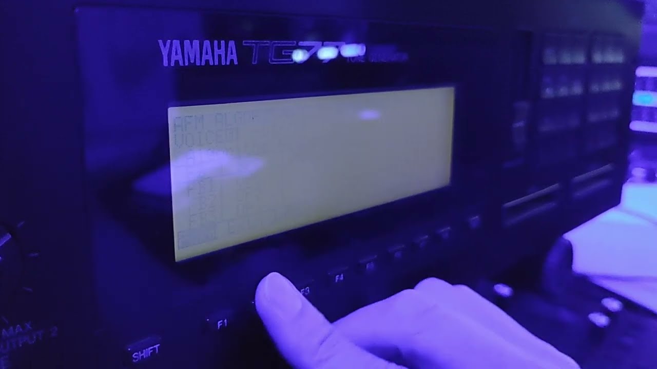 FM Session # 22003 with Yamaha TG77