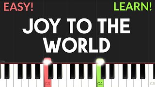 Joy To The World - Christmas Carol | EASY Piano Tutorial