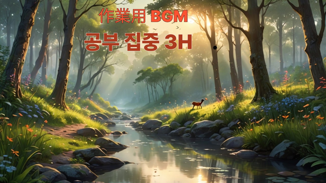 3時間集中｜勉強・作業に最適な癒しピアノ      3시간 집중 | 공부·작업에 좋은 힐링 피아노