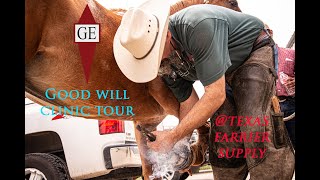Horseshoeing Education & Aviation. The Official GE Clinic Tour Kick Off @ Texas Farrier Supply