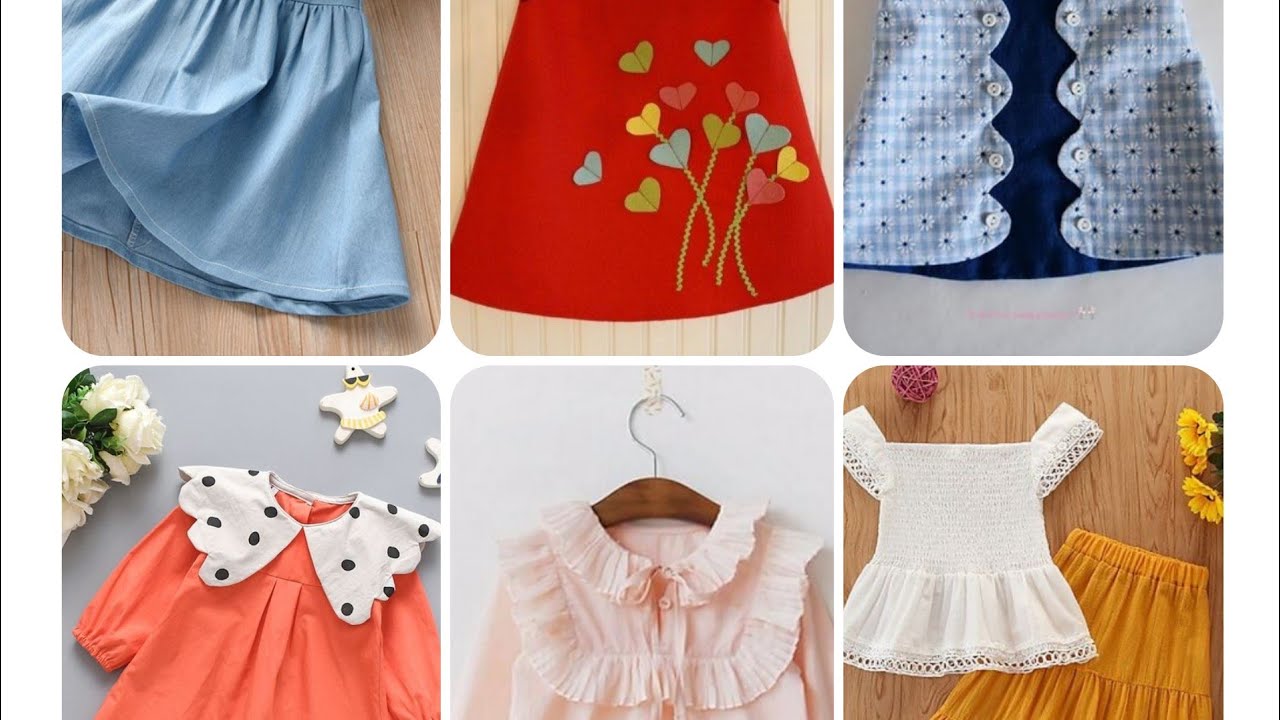 Cute baby girls summer dress designs// Baby girls dress designs for eid