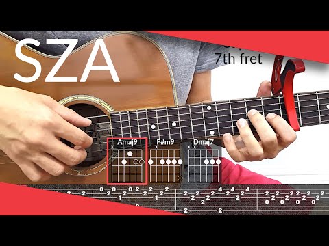 [NO EFFECT] Good Days (SZA) Guitar Tutorial | Tab, Chords