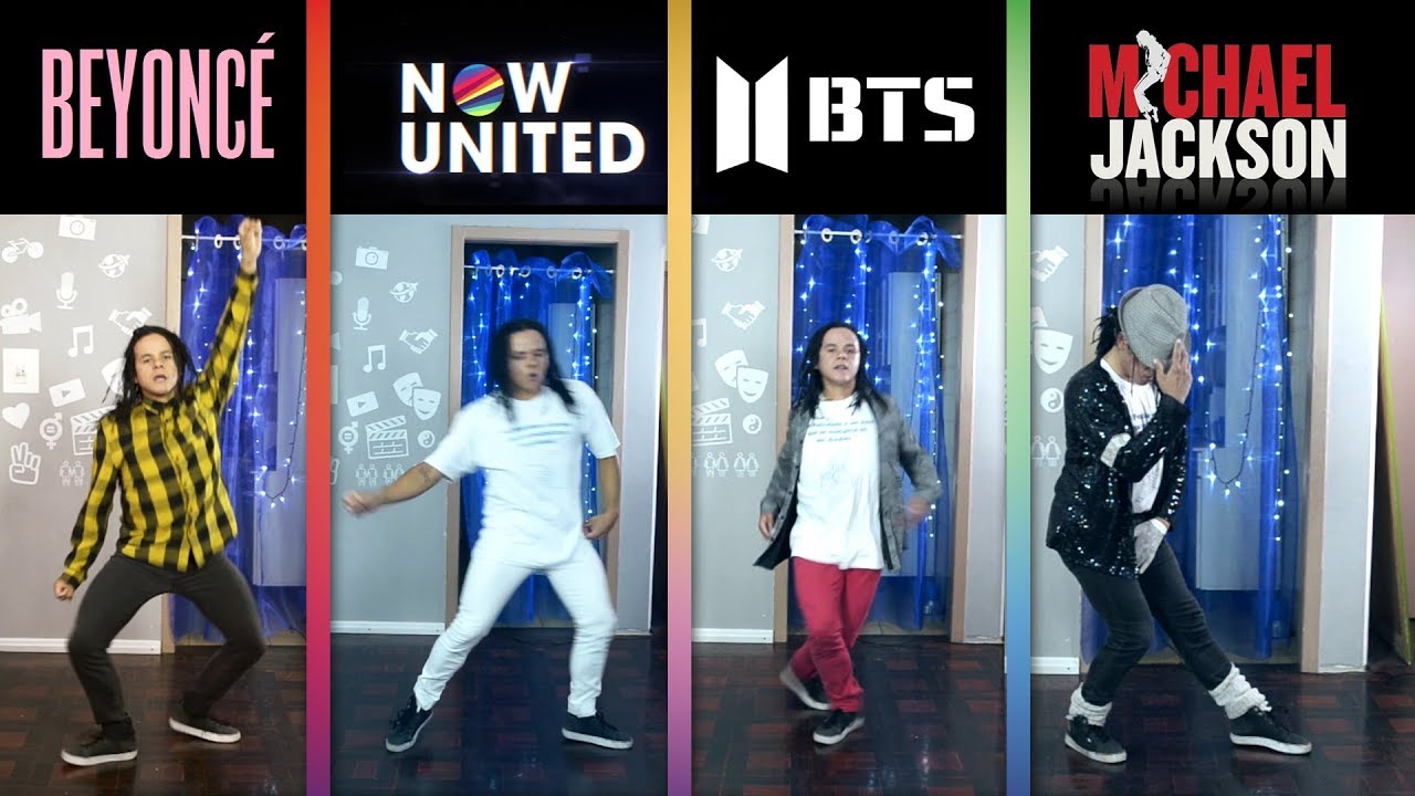 Dançando BTS, Beyoncé, Now United e Michael Jackson