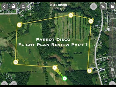 parrot disco waypoints