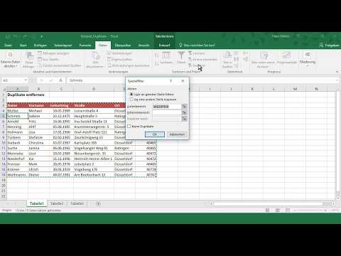 Video: So Entfernen Sie Doppelte Werte In Excel