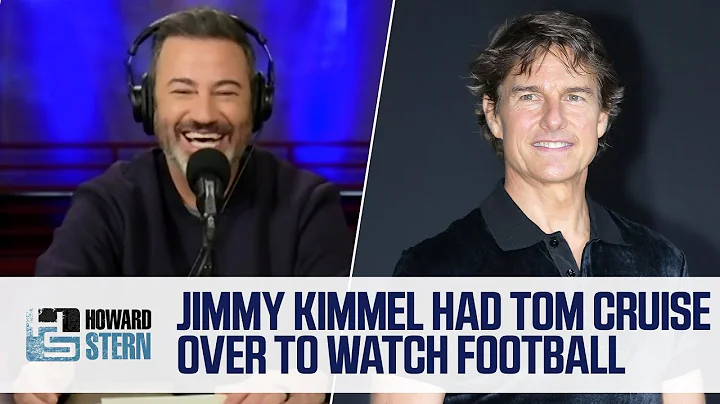 Jimmy Kimmel Had Tom Cruise Over to Watch Football