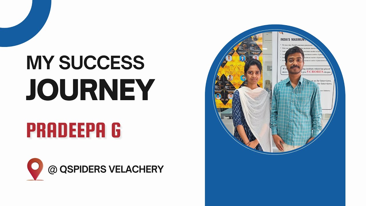 Congratulations, Ms. Pradeepa G for getting placed as a Developer - YouTube
