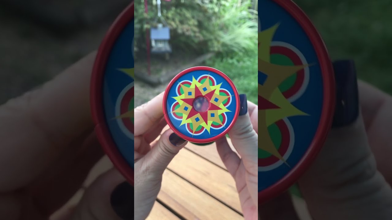 Classic Tin Kaleidoscope! #shorts #satisfyingvideo #asmr #nostalgia