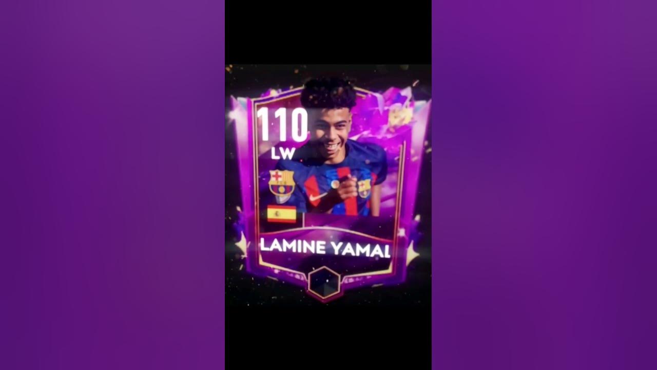 Lamine Yamal FIFA Mobile 23 / 110 OVR Card 👀😱😱😱 YouTube