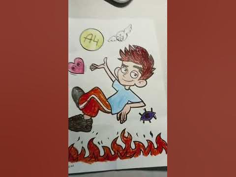 А4 раскраска - YouTube