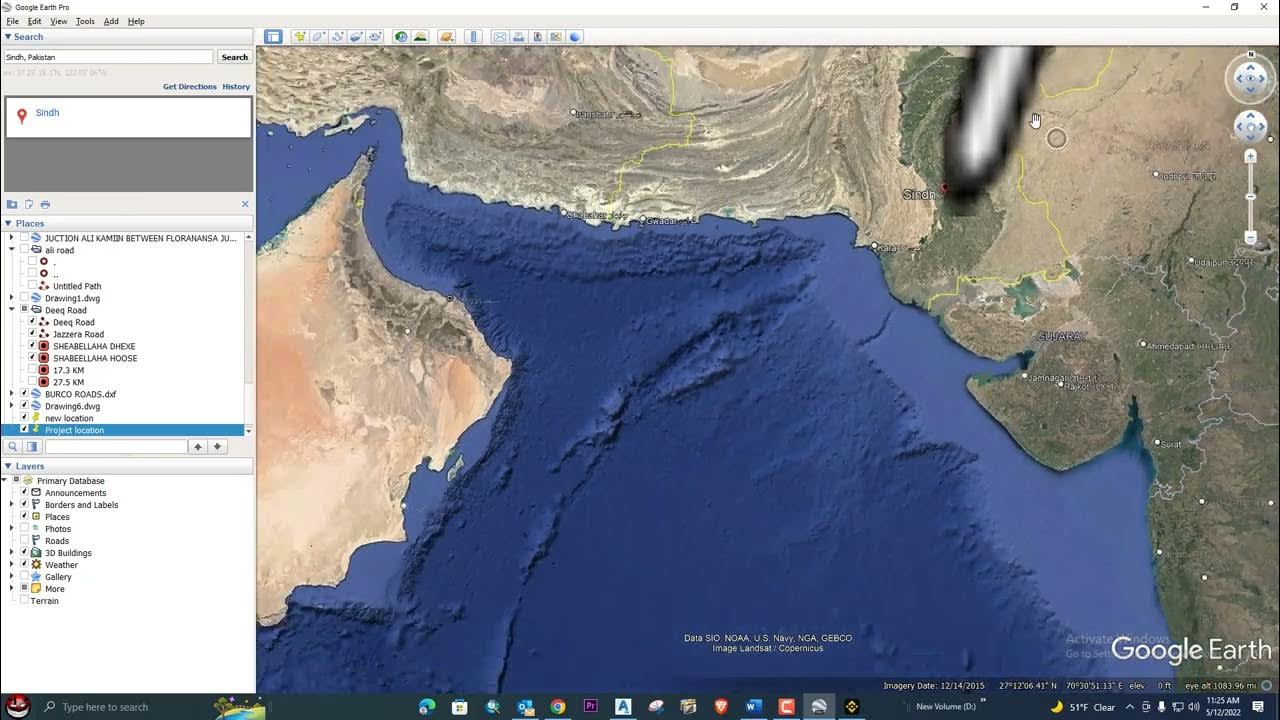 How To Search any Location or Project Location with Google earth by