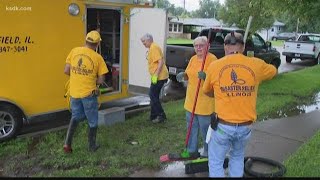 Granite City clean up continues with volunteers and fears of future rain