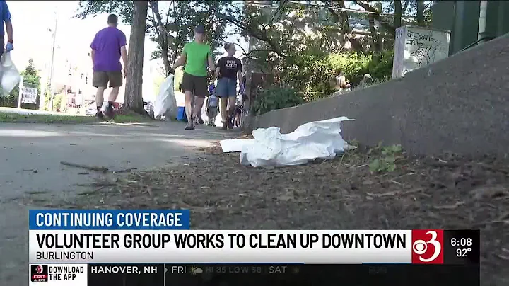 Volunteer group works toward cleaning up downtown Burlington