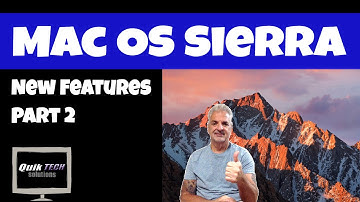 Mac OS Sierra New Features - Part 2