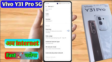 vivo y31 pro me internet ki speed kaise badhaye, vivo y31 pro internet setting