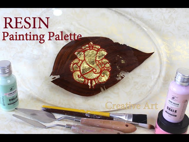 Resin Paint Palette/ Painters Palette