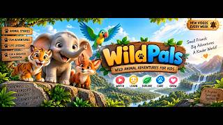 The Lost Baby Elephant 🐘  Animal Adventure Story  Cartoon for Kids  Bedtime Story