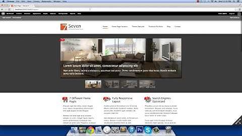 Change Home Page Variant - Seven Responsive Drupal Theme