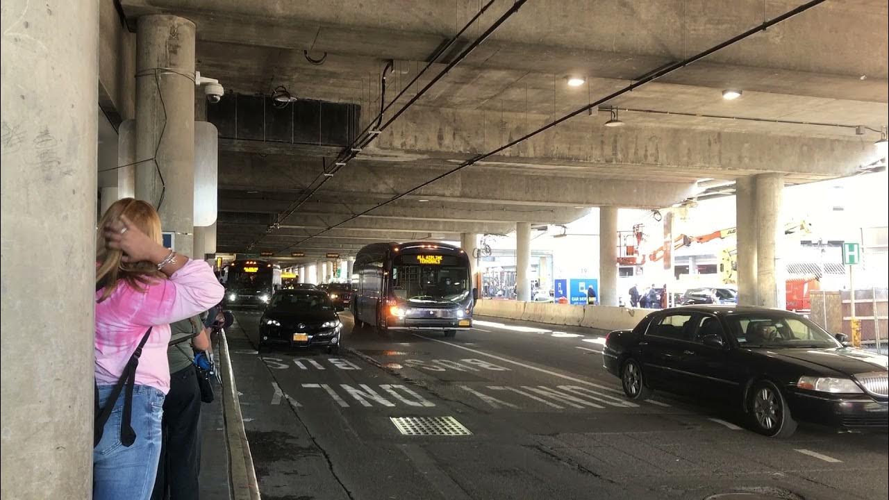PANYNJ BE40 860 All Terminals Shuttle leaving LGA Terminal C/D YouTube