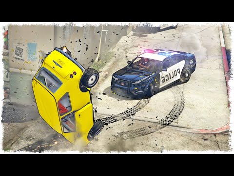 Видео: ЖЕСТКОЕ ДТП!!! КОШКИ vs МЫШКИ В GTA ONLINE!!!