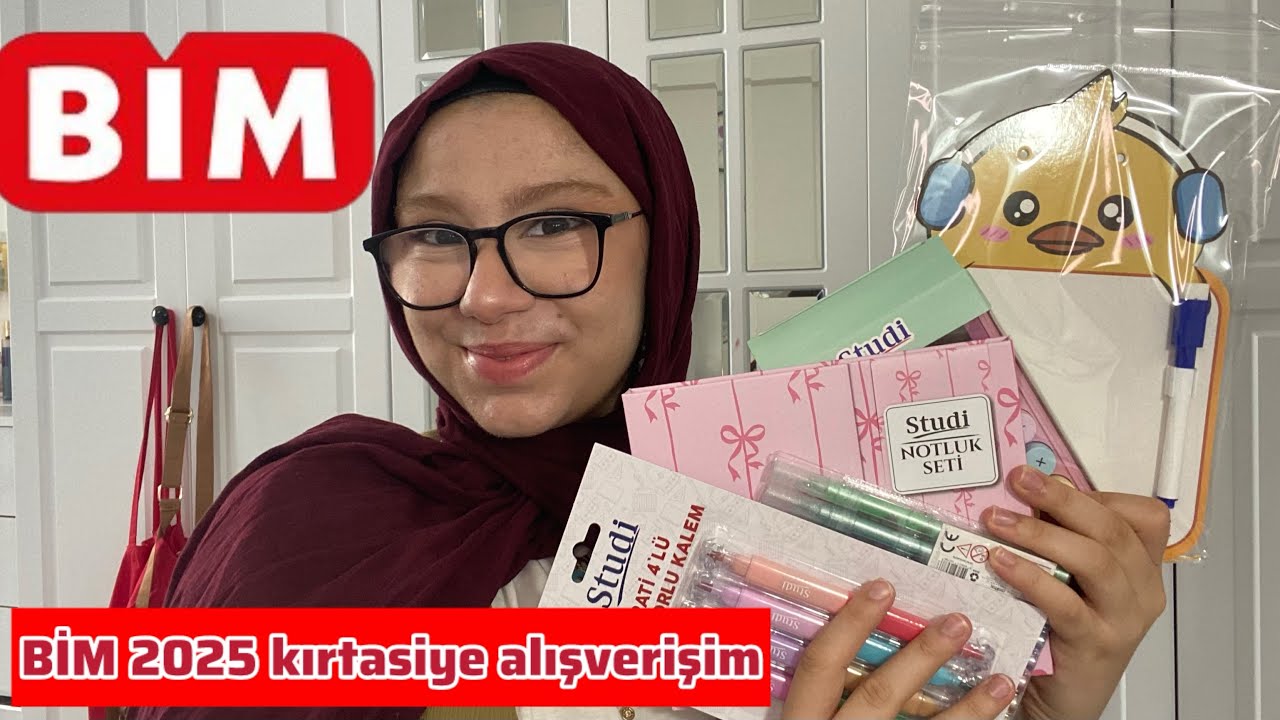 BİM KIRTASİYE ALIŞVERİŞİM #bim #backtoschool #kırtasiyealışverişi 