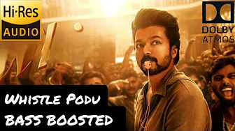 Whistle Podu BASS BOOSTED | GOAT | Thalapathy Vijay, Yuvan Shankar Raja Whistle Podu BASS BOOSTED | GOAT | Thalapathy Vijay, Yuvan Shankar Raja