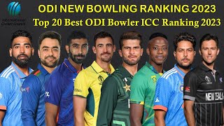 ODI New Bowling Ranking 2023 | Top 20 Best ODI Bowler ICC Ranking 2023