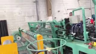 3m width full automatic double wire chain link fence machine