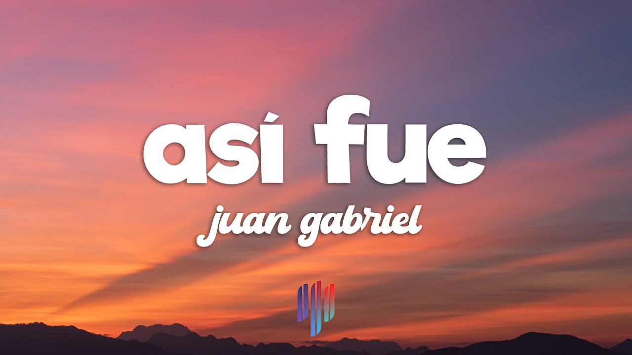 Juan Gabriel - Así Fue (En Vivo [Desde el Instituto Nacional de Bellas Artes]) (Letra / Lyrics)