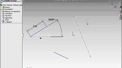 Solidwords 2011 - Sketching Lines - Construction Lines Tutorial
