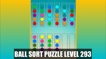 Ball Sorting Puzzle Game Level 293 | Ball Sort Puzzle Level 293 | GamingOn