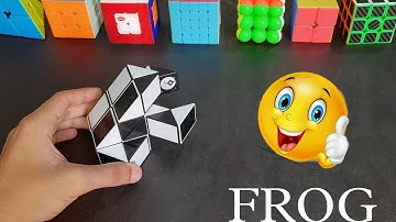 Frog | How to make Frog with snake cube | Frog with snake cube puzzle