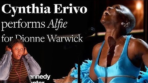 Cynthia Erivo performs "Alfie" for Dionne Warwick | 46th Kennedy Center Honors