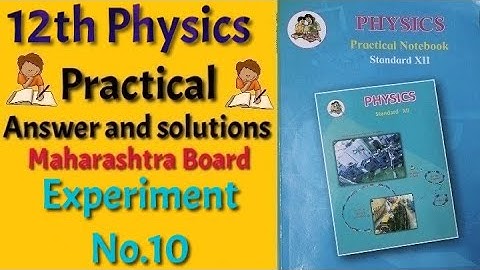 EXPERIMENT NO.10 E1/ E2 USING POTENTIOMETER |Class 12th Physics practical book Answer and solutions