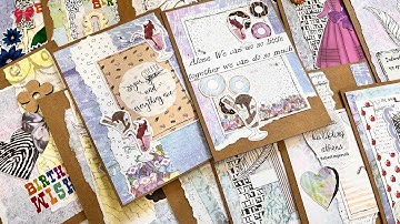 How Many Cards Can We Create Using 2 12x12 13 arts Paper Pads Video 5