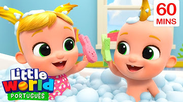 O Banho Bacana de Nina e Nico | O Mundo de Nina e Nico - Little World Português
