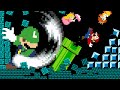 Mario fighting Kung Fu  VS  Luigi