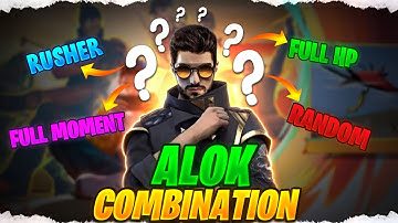 (AFTER UPDATE ) BR & CS RANK BEST CHARACTER COMBINATION | ALOK CHARACTER COMBINATION 2024