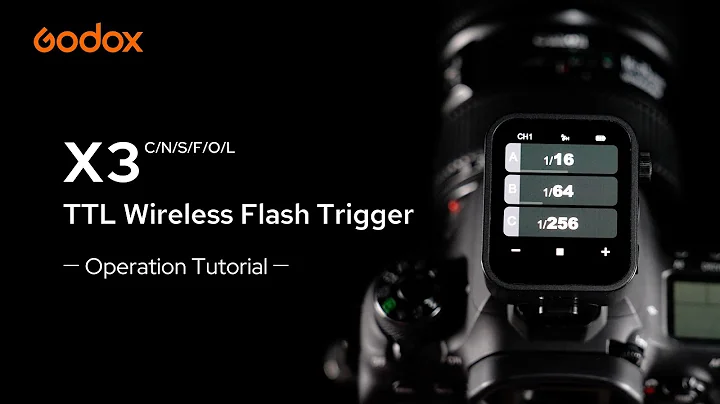 X3 TTL Wireless Flash Trigger-Operation Tutorial