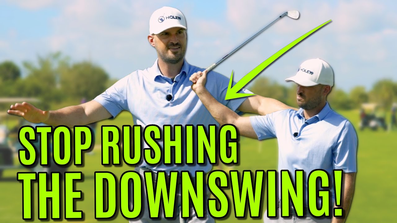 Stop Rushing Start Aligning How To Stop Rushing The Downswing And Start Hitting It Solid - YouTube