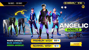 Angelic Pant Return (Confirm Date)🤯💥, Black Juzz Pant Event | Next Emote Royale FF | Ff New Event